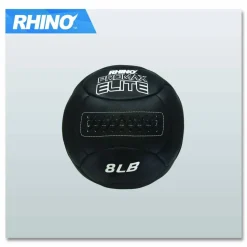 Champion Sports Rhino Promax Elite Medicine Ball, 8 lb, Black