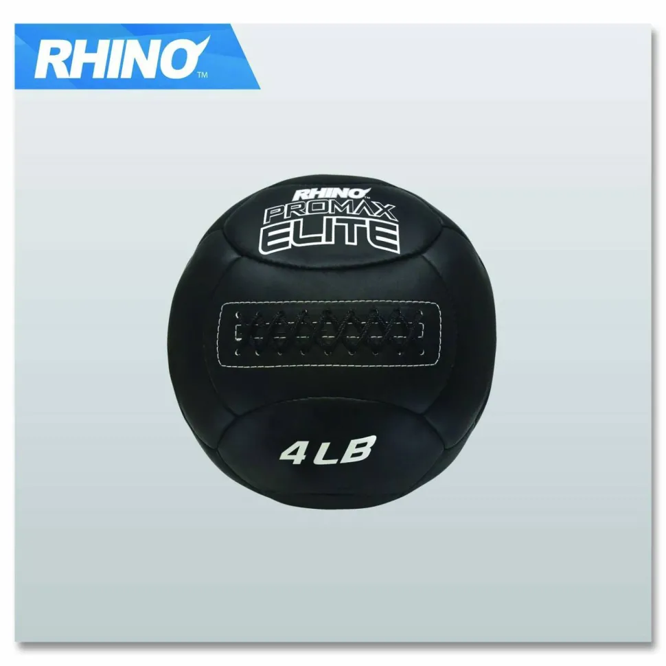 Champion Sports Rhino Promax Elite Medicine Ball, 4 lb, Black