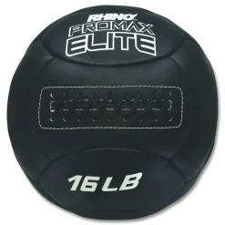 Champion Sports Rhino Promax Elite Medicine Ball, 16 lb, Black