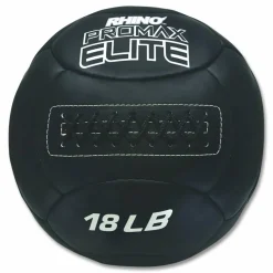 Champion Sports Rhino Promax Elite Medicine Ball, 18 lb, Black