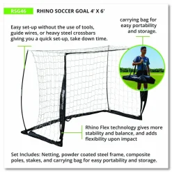 Champion Sports Rhino Soccer Goal, 48