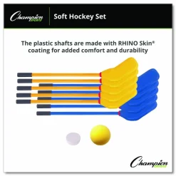 Champion Sports Rhino Soft Hockey Set, 30