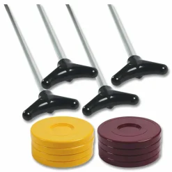 Champion Sports Shuffleboard Set, 4 Cues, 8 Pucks