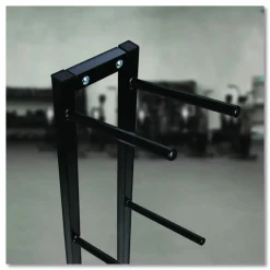 Champion Sports Single Medicine Ball Tree, 11" x 15" x 52", Black