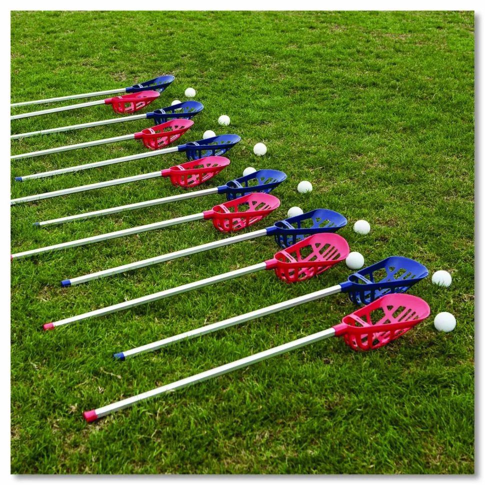 Champion Sports Soft Lacrosse Set, 6 Balls/12 Sticks