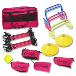 Champion Sports Speed and Agility Kit, with Carry Bag