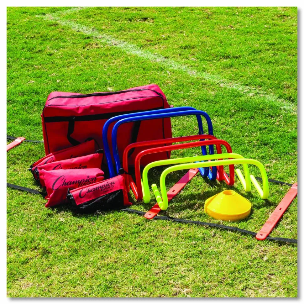 Champion Sports Speed and Agility Kit, with Carry Bag
