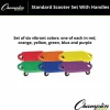 Champion Sports Standard Scooters With Handles, Assorted Colors, Pack Of 6