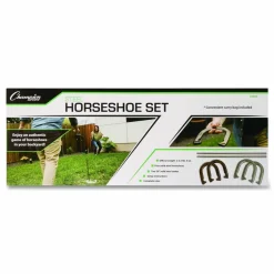 Champion Sports Steel Horseshoe Set, (4) Horseshoes/(2) 20