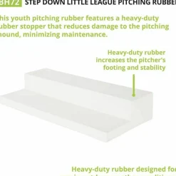 Champion Sports Youth Step Down Pitching Rubber