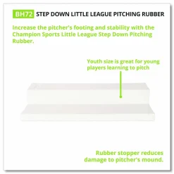 Champion Sports Youth Step Down Pitching Rubber