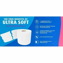 Charmin Ultra Soft 2-Ply Toilet Paper, 4