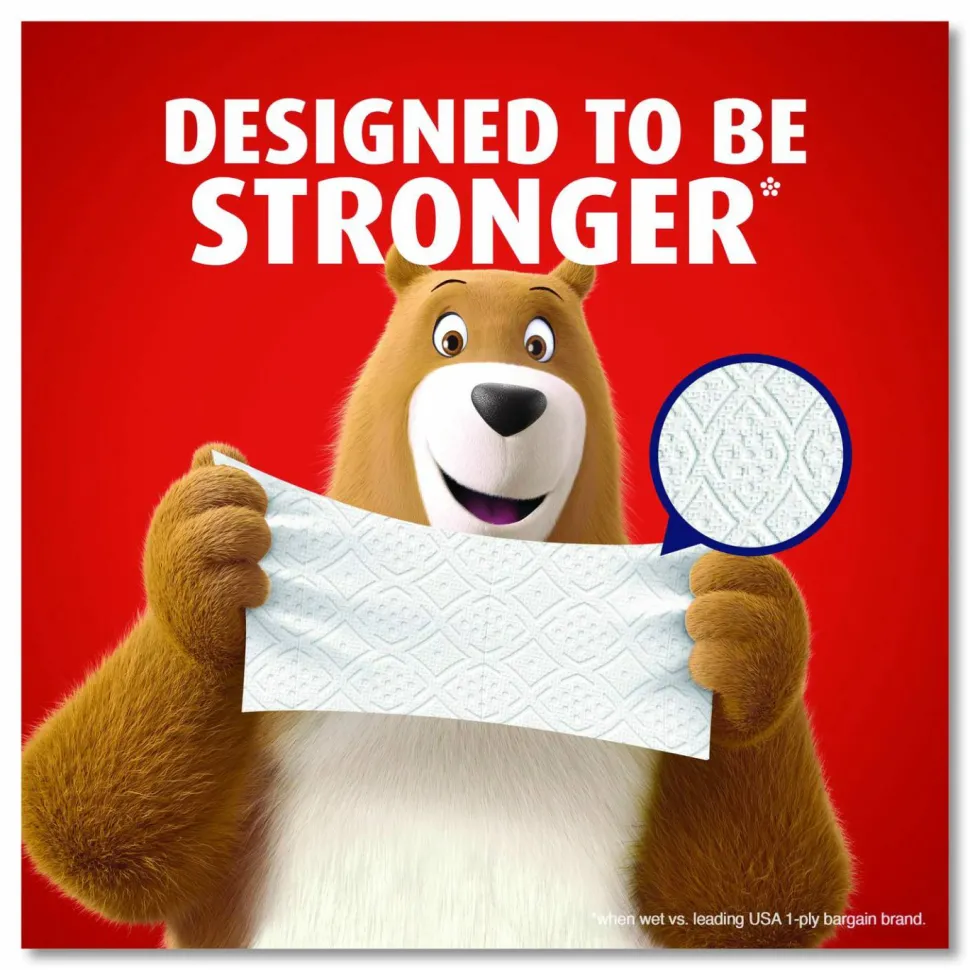 Charmin Ultra Strong Bathroom Tissue, Septic Safe, 2-Ply, White, 220 Sheets/Roll, 4 Rolls/Pack, 8 Packs/Carton