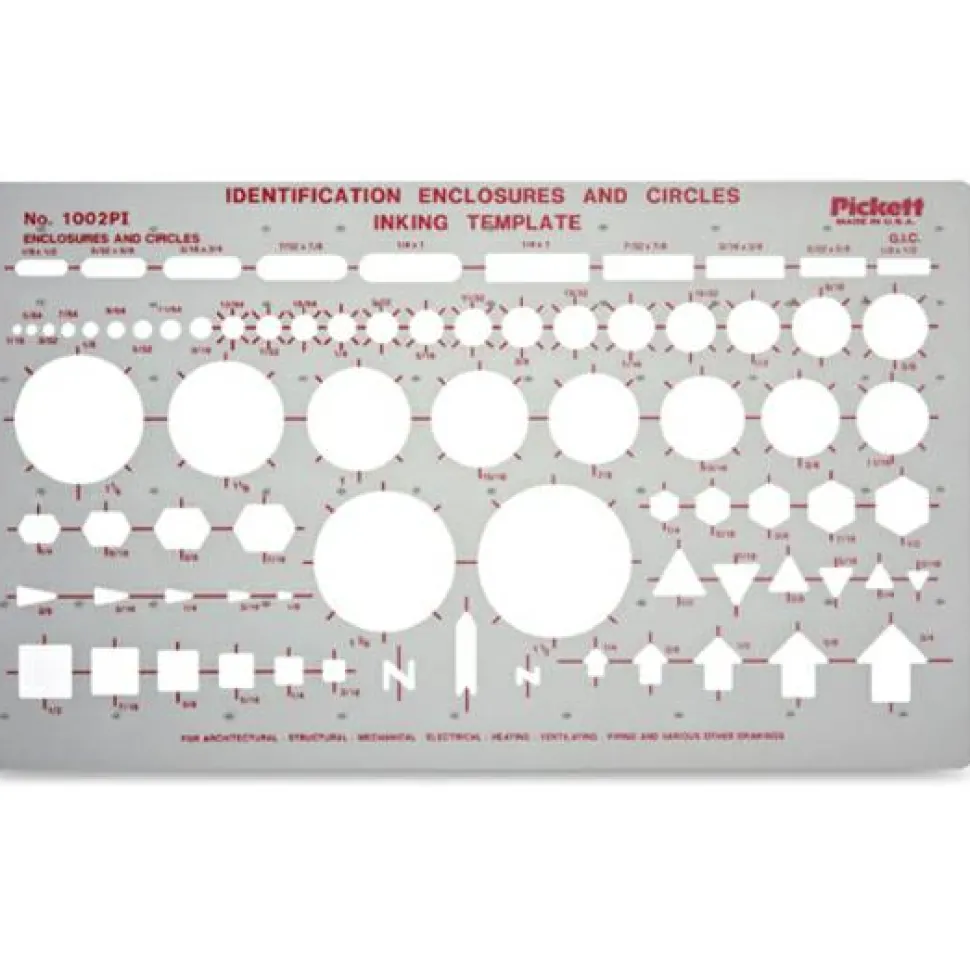 Chartpak Circle/Identification Template