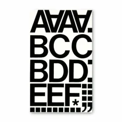 Chartpak Pickett Vinyl Letters And Numbers, 2