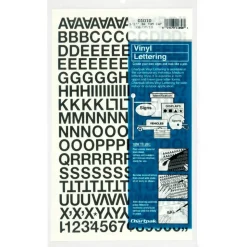 Chartpak Pickett Vinyl Letters and Numbers, 1/2