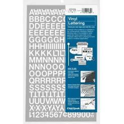 Chartpak Pickett Vinyl Letters And Numbers, 1/2