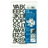 Chartpak Pickett Vinyl Letters And Numbers, 1", Black