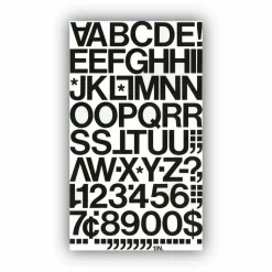 Chartpak Pickett Vinyl Letters And Numbers, 1