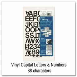 Chartpak Pickett Vinyl Letters And Numbers, 1