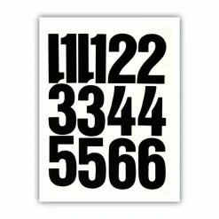 Chartpak Pickett Vinyl Numbers, 4