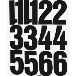 Chartpak Pickett Vinyl Numbers, 4