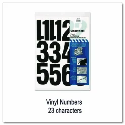 Chartpak Pickett Vinyl Numbers, 4
