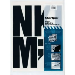 Chartpak Press-On Vinyl Letters And Numbers, 6