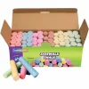 Chenille Kraft Creativity Street Jumbo Sidewalk Chalk, 4" x 1", Assorted Colors, Case Of 52