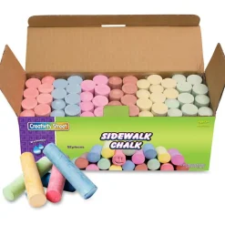 Chenille Kraft Creativity Street Jumbo Sidewalk Chalk, 4