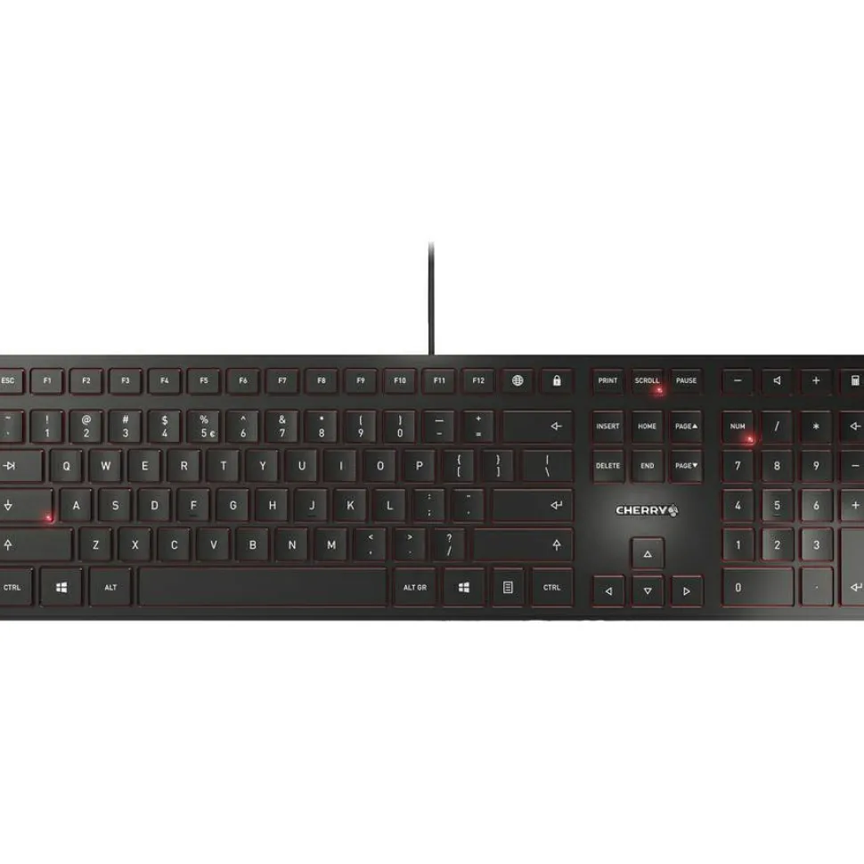 CHERRY KC 6000 SLIM Black Wired Keyboard