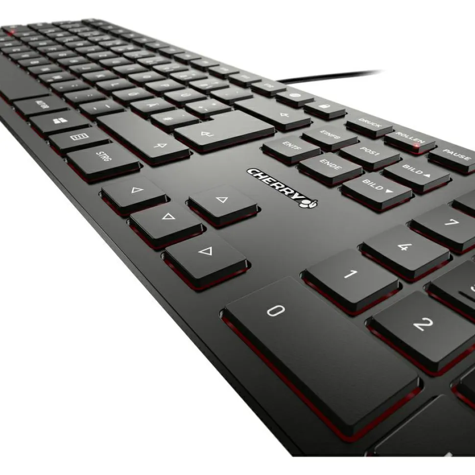 CHERRY KC 6000 SLIM Black Wired Keyboard