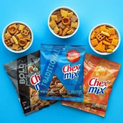 Chex Mix Varieties, Assorted Flavors, 1.75 oz Pack, 30 Packs/Carton