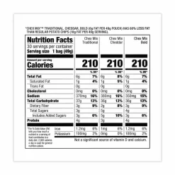 Chex Mix Varieties, Assorted Flavors, 1.75 oz Pack, 30 Packs/Carton