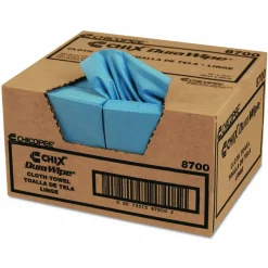 Chicopee VeraClean Critical Cleaning Wipes, Smooth Texture, 1/4 Fold, 1-Ply, 12 x 13, Unscented, Blue, 400/Carton