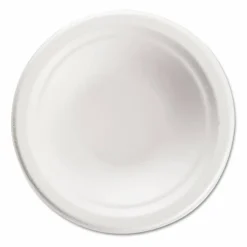 Chinet Classic Bowls, 12 Oz, 100% Recycled, White, 125 Bowls Per Pack, Case Of 8 Packs