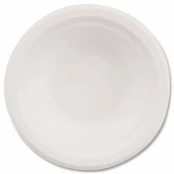 Chinet PaperPro Naturals Molded Fiber Dinnerware, Round Bowls, 12 oz, Beige, 125/Bag, 8 Bags/Carton