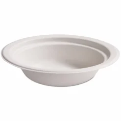 Chinet PaperPro Naturals Molded Fiber Dinnerware, Round Bowls, 12 oz, Beige, 125/Bag, 8 Bags/Carton