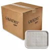 Chinet Savaday Molded Fiber Flat Food Tray, 16 x 12, White, Paper, 200/Carton