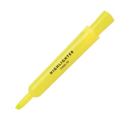 Chisel-Tip Highlighter, 100% Recycled Plastic Barrel, Assorted Fluorescent Colors, Pack Of 36