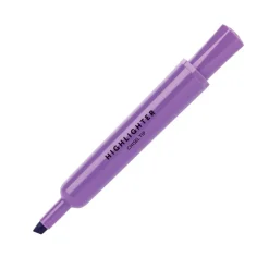 Chisel-Tip Highlighter, 100% Recycled Plastic Barrel, Assorted Fluorescent Colors, Pack Of 36