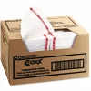 Chix Fabric Reusable Food Service Towels, 13 1/2" x 24", White, Case Of 150