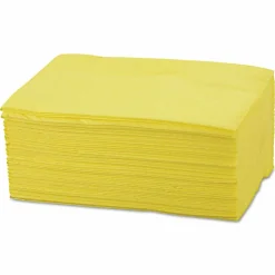 Chix Masslinn Dust Cloths, 1-Ply, 24 x 40, Unscented, Yellow, 25/Bag, 10 Bags/Carton