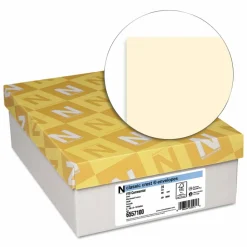 Classic Crest #10 Commercial Envelopes, Flap Closure, Baronial Ivory, Box Of 500