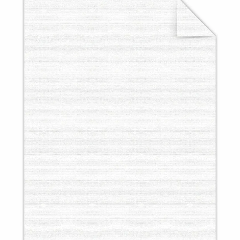 Classic Crest Copy And Multi-Use Linen Paper, Letter Size (8 1/2" x 11"), 24 Lb, Solar White, Ream Of 500 Sheets