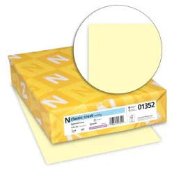 Classic Crest Premium Paper with Smooth Finish - Ivory - Letter - 8 1/2"x11" - 24 lb Basis Weight - Smooth - 01352