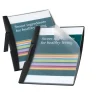 Clear-Front Clip Report Cover, Clear/Black