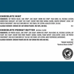 CLIF Bar Builders Protein Bar, Variety Pack, Chocolate Mint/Chocolate Peanut Butter, 2.4 oz Bar, 18 Bars/Box