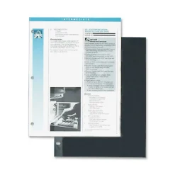 C-Line Traditional Sheet Protectors, Medium-Duty, Side: 3-Hole Punched, Side/Side/Top Load 8.5 x 11 Insert, Clear Front, 100/Box