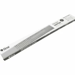 C-Line All-Purpose Plastic Sorter, 2 1/2" x 23 1/2" x 3/4", Blue/Gray